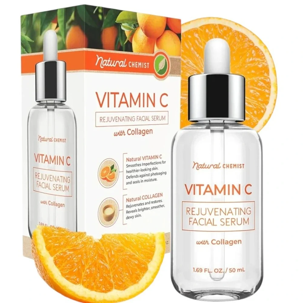 Natural‎ Chemist Vitamin C Rejuvenating Facial Serum W/Collagen 1.69 fl oz,50 ML